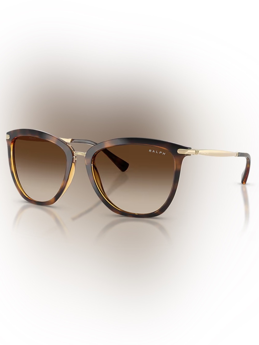 Ralph Lauren Tortoise Brown Shiny Dark Havana Sunglasses - Prescription
